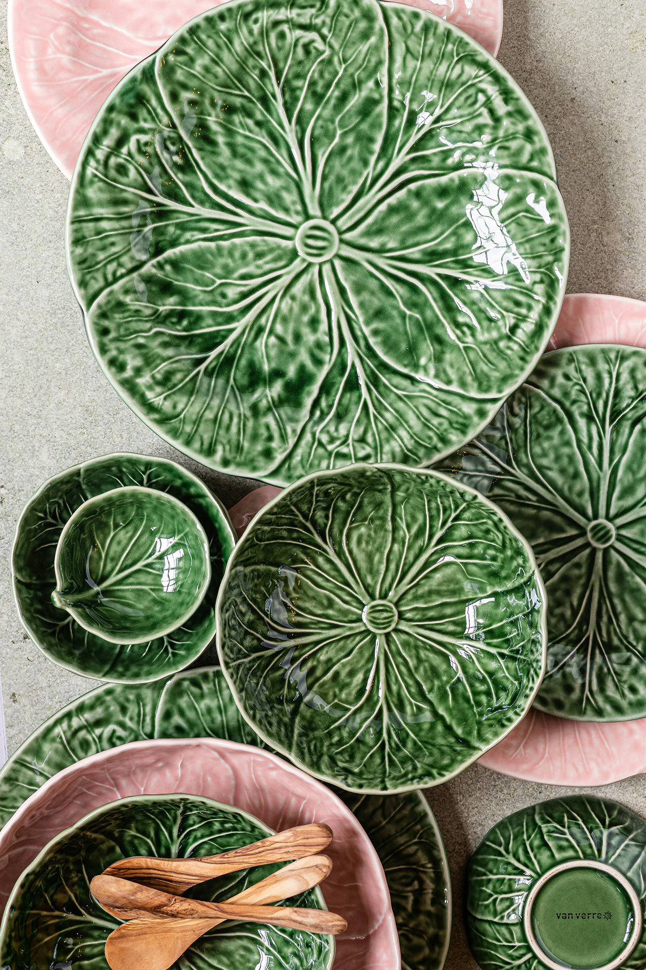 set d'occasion vert et rose